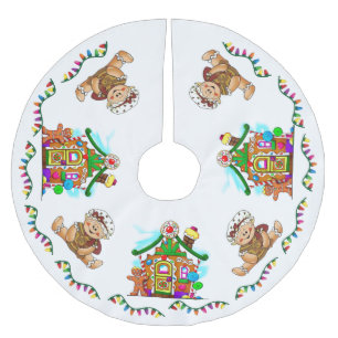 "LEBKUCHEN-FEIERTAG " POLYESTER WEIHNACHTSBAUMDECKE