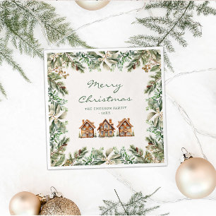 Lebkuchen-Feiertags-Papier-Serviette Serviette