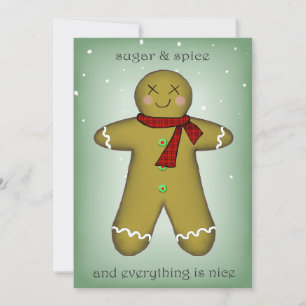 Lebkuchen Feiertagskarte