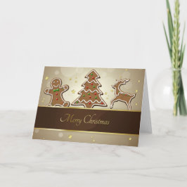 Lebkuchen Feiertagskarte