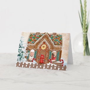 Lebkuchen Foto Weihnachtskarte Feiertagskarte