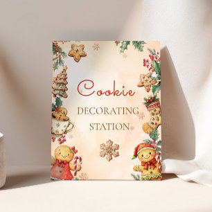 Lebkuchen-Geburtstagskeks-Verzierstation Poster