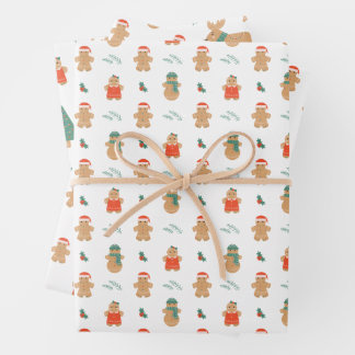 Lebkuchen Geschenkpapier Set