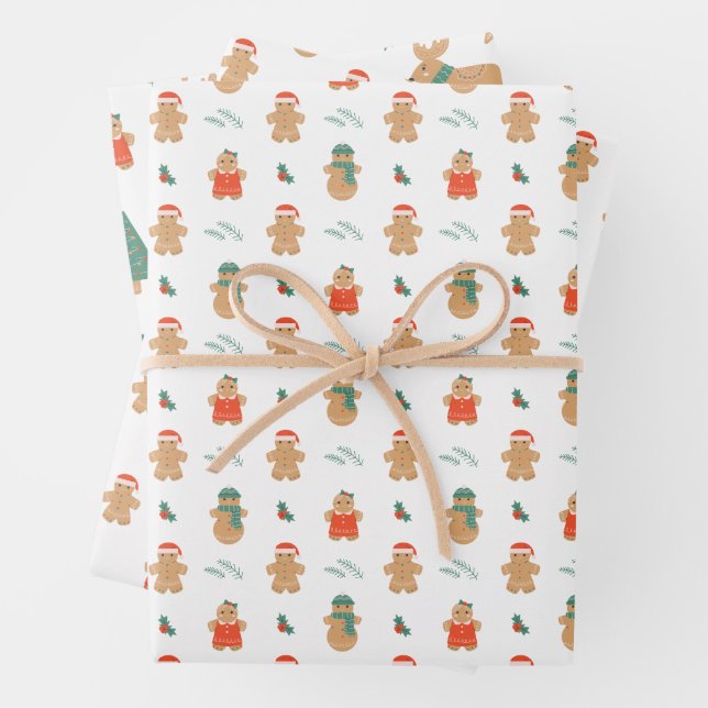 Lebkuchen Geschenkpapier Set (Beispiel)