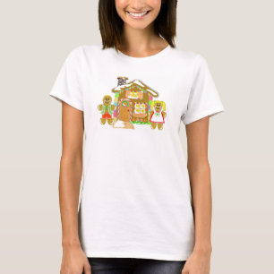 Lebkuchen-Haus - Frauen u. Jugend-T-Shirt T-Shirt