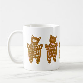 Lebkuchen Katzen - Handgemalt Kaffeetasse