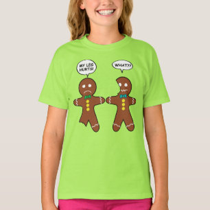 Lebkuchen Keks Weihnachtswein Spaß Grün T-Shirt