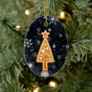 Lebkuchen Keramik Ornament