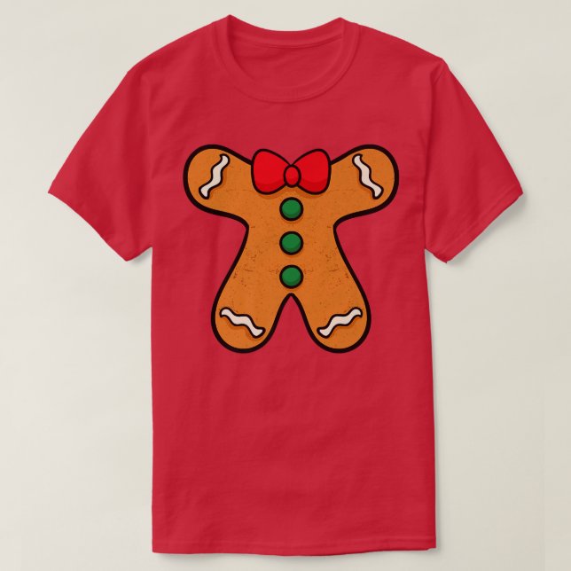 Lebkuchen-Körperkostüm für Halloween oder Chri T-Shirt (Design vorne)