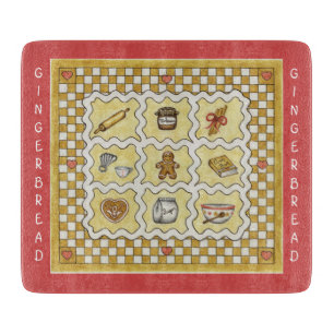 Lebkuchen-Küchen-Geschenk Schneidebrett