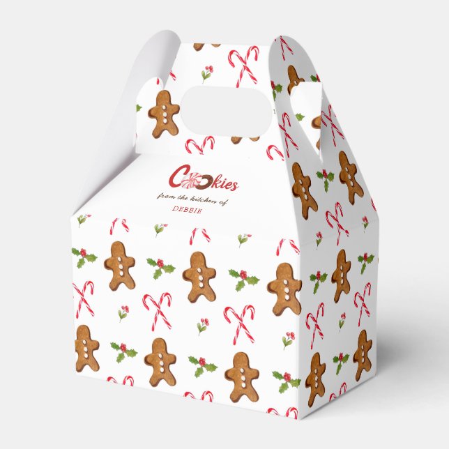 Lebkuchen Mann & Candy Stock Geschenkschachtel (Vorderseite)