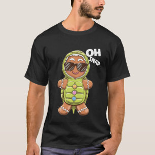 Lebkuchen-Mann-Cookie-Schildkröte-Weihnachten-Lust T-Shirt