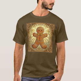 Lebkuchen-Mann-Kekse im Vintage-Stil Weihnachten T-Shirt