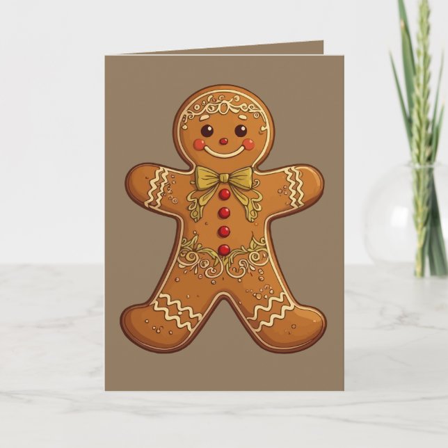 Lebkuchen-Mann-Kekse Süße Weihnachten (Vorderseite)