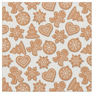 Lebkuchen-Mann-Kekse Süße Weihnachten Stoff