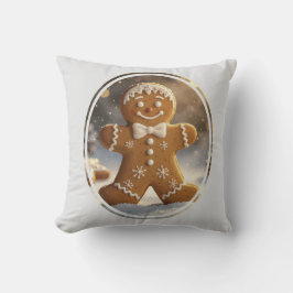 Lebkuchen-Mann-Kekse Weihnachtliche Launen Kissen