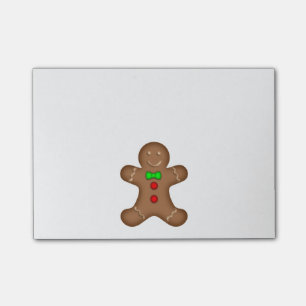 Lebkuchen-Mann Post-it Klebezettel