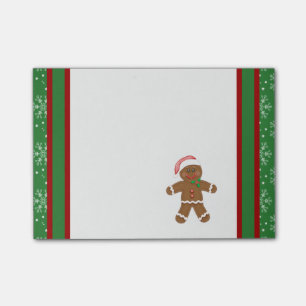 Lebkuchen-Mann Post-it Klebezettel