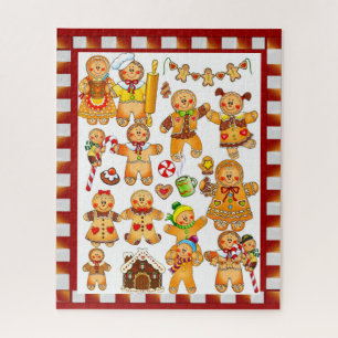 Lebkuchen-Mann-Puzzle Puzzle
