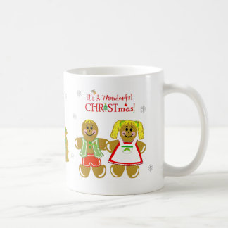 Lebkuchen-Mann u. Frauen-WeihnachtsTasse Tasse