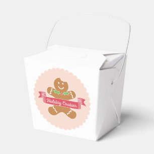 Lebkuchen-Mann-Weihnachtsplätzchen-Kasten Geschenkschachtel
