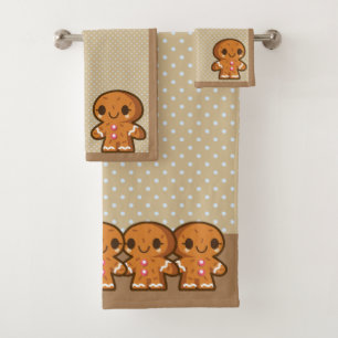 Lebkuchen Männer Badetuch Set