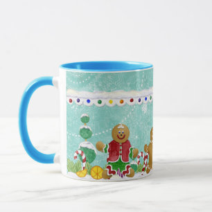 Lebkuchen Männer, Lebkuchen Leute Kaffee Cup Tasse