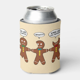 Lebkuchen Männer mein Leg Hurts Holiday Dosenkühler