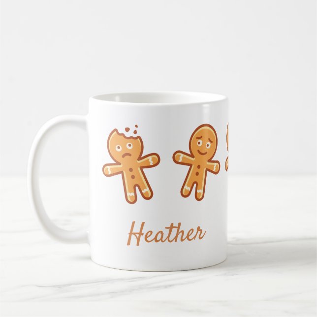 Lebkuchen Männer Niedlich Personalisiert Kaffeetasse (Links)