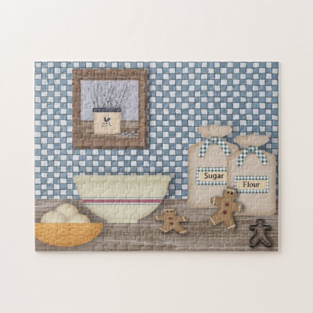 Lebkuchen Männer Puzzle (Horizontal)