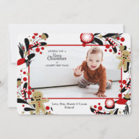 Lebkuchen Männer Rahmen Foto Ferienkarte