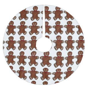 Lebkuchen Männer Weihnachtskekse Weihnachtsgebäck Polyester Weihnachtsbaumdecke