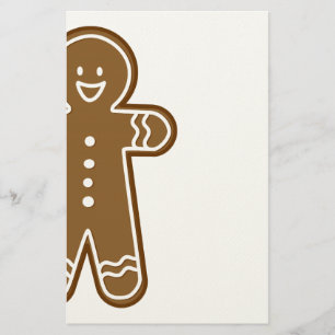 Lebkuchen-Mannplätzchen Briefpapier