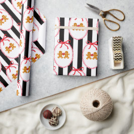 Lebkuchen-Menschen-Geschenkpapier  Geschenkpapier