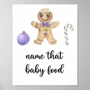 Lebkuchen - Name dieses Babynahrungsmittels Poster