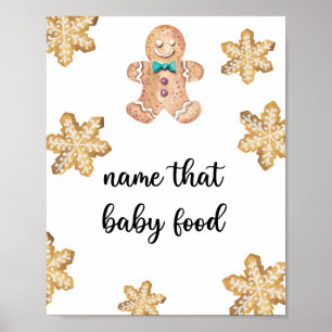 Lebkuchen - Name für Babynahrung Poster