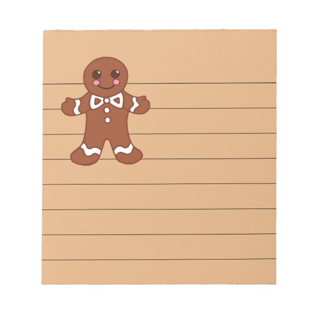 Lebkuchen-Notizblock  Notizblock (Vorderseite)