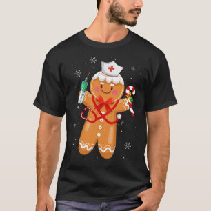 Lebkuchen Nurse Weihnachtskekse Backen Ernährung T-Shirt