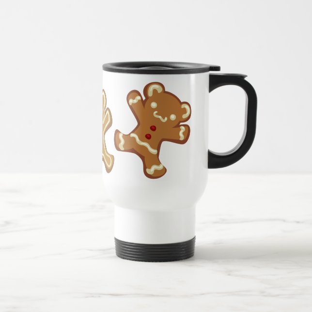 Lebkuchen-Panda-TassePortable Reisebecher (Rechts)