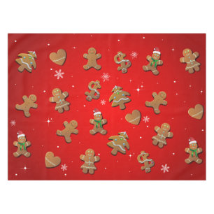 Lebkuchen-Plätzchen Tischdecke