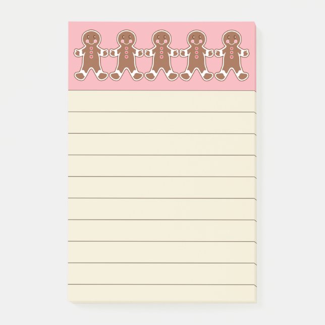 Lebkuchen-Post-it-Notes Post-it Klebezettel (Vorderseite)