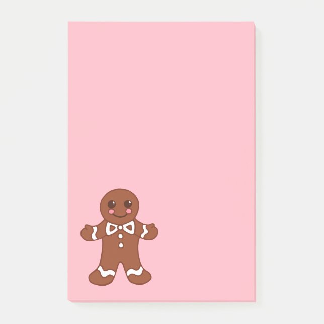 Lebkuchen-Post-it-Notizblock  Post-it Klebezettel (Vorderseite)