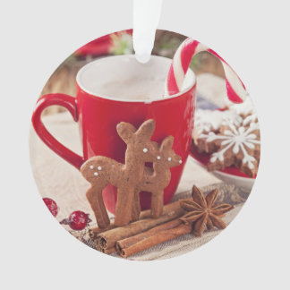 Lebkuchen-Rentier-Kekse Ornament