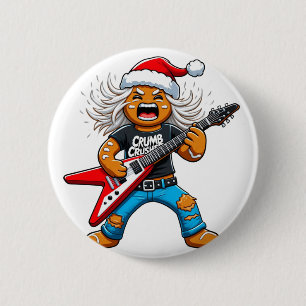 Lebkuchen Rock Gitarre Weihnachten 2026 Urlaub Button