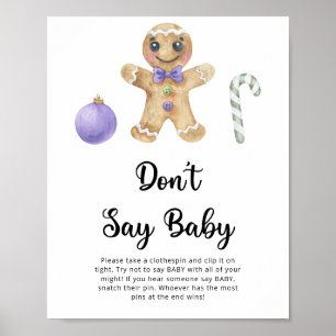 Lebkuchen - Sag nicht, Baby Poster