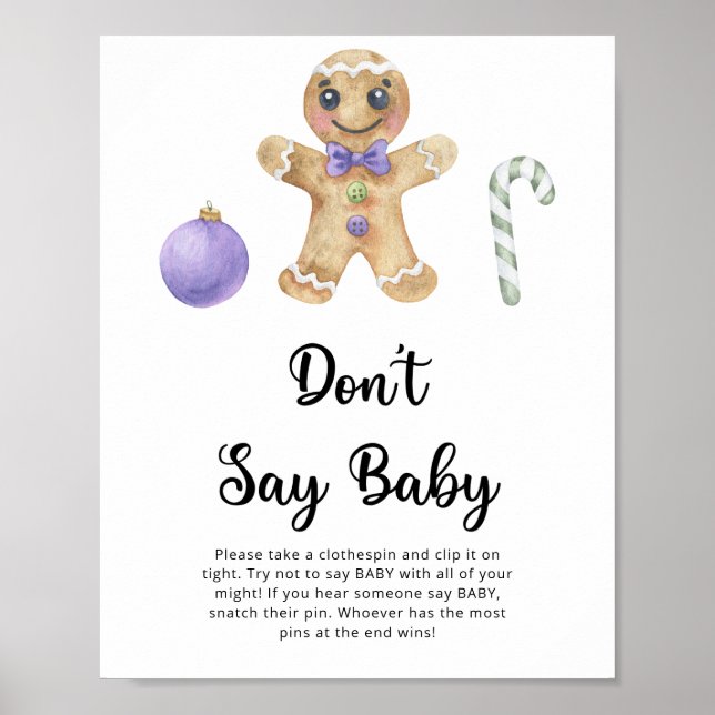 Lebkuchen - Sag nicht, Baby Poster