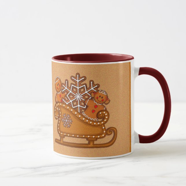 LEBKUCHEN SCHERZT PLÄTZCHEN u. PFERDESCHLITTEN Tasse (Rechts)