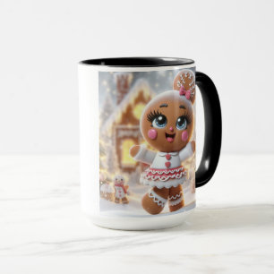 Lebkuchen-Schneeflockenglanz Tasse