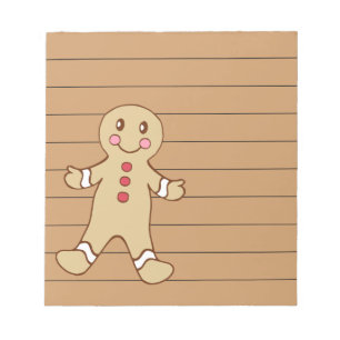 Lebkuchen-Schokoladen-Notizbuch Notizblock