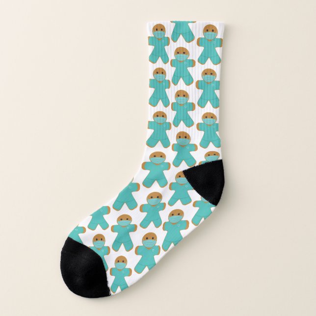 Lebkuchen-Socken für die Gesundheitsversorgung Socken (Links - Außen)